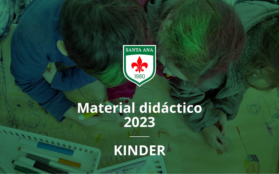 Material didáctico – KINDER 2023